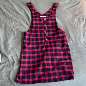 Zara plaid dress